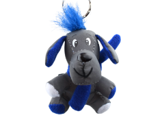 Dog reflective animal with dark blue bandana, without logo