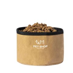 Foldable food bowl made from recycled materials 1.3 L
