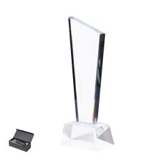 Glass Trophy with Printing Options