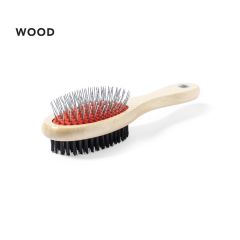 Pet Brush with Dual Bristle Types
