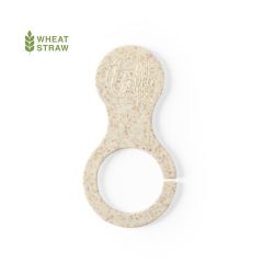 Wheat Straw Trolley Coin with 1 Euro Coin Design