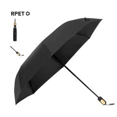 Black Tote Umbrella Made from Recycled Plastic RPET