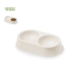 Bamboo Fiber Food and Water Bowl for Pets