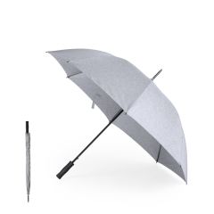 Large Grey Umbrella with Straight Handle Ø 130 cm