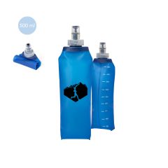 Collapsible Water Bottle in Soft Plastic 500 ml