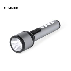 Large Flashlight in Classic Aluminum Design