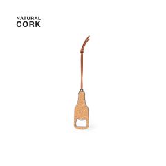 Bottle-Shaped Opener - Made of Cork, Custom Logo Option