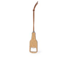 Bottle-Shaped Opener - Made of Cork, Custom Logo Option