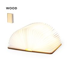 Wooden Foldable Lamp with Book Design