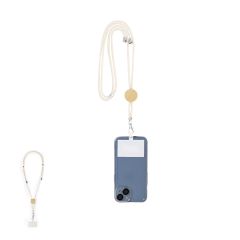 Cotton/Bamboo Lanyard Mobile Phone Neck Strap