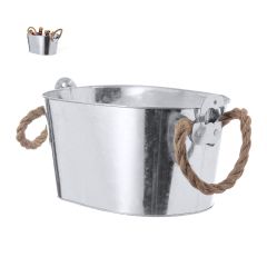 Metal Ice Bucket with Built-in Bottle Opener 6L