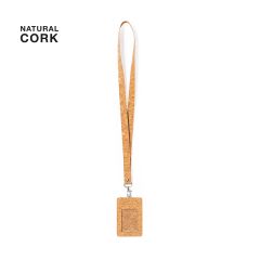 Key Lanyard and ID Pocket Made of Cork