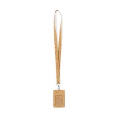 Key Lanyard and ID Pocket Made of Cork