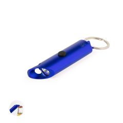 Keychain Flashlight and Bottle Opener in Recycled Aluminum