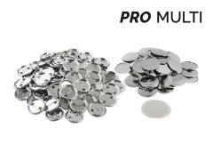 Parts for making small 25mm badges - With attached pin