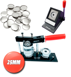 Badge machine package MULTI large package 25mm