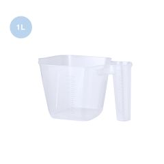 Plastic Measuring Cup with Handle, 1 Liter, Customizable with Logo