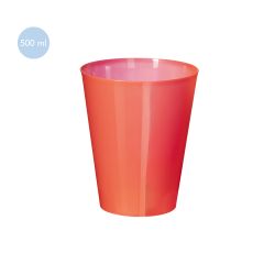 Colorful Plastic Cups for Events and Festivals, 500 ml
