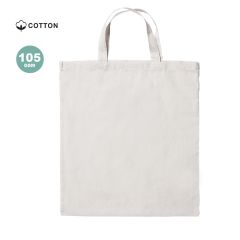 Natural Cotton Tote Bag with Short Handles