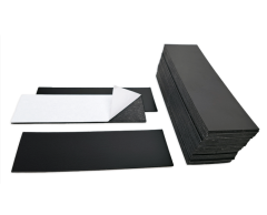 Rectangular 33.8x110mm self-adhesive magnet