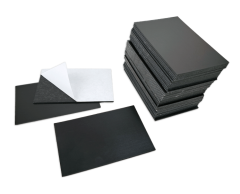 Rectangular 37x60.5mm self-adhesive magnet