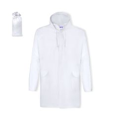 Rain Cover with Hood and Pockets, Including Polyester Pouch