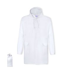 Rain Cover with Hood and Pockets, Including Polyester Pouch