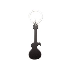 Aluminum Guitar-Shaped Keyring with Custom Print Option