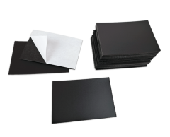 Rectangular 44.5x70mm self-adhesive magnet