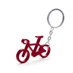 Bicycle Keychain in Aluminum and Bold Color