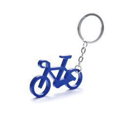 Bicycle Keychain in Aluminum and Bold Color
