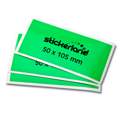 Rektangulære neon klistermærker 