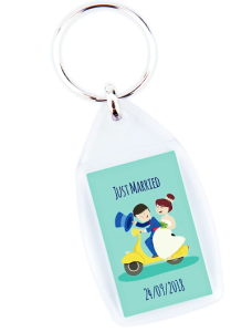 Rectangular Acrylic Keychain 35.5 x 60mm