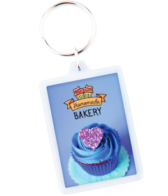 Rectangular Acrylic Keychain 42 x 63.5mm