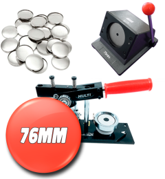Badge machine package MULTI large package 76mm