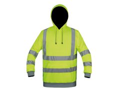 Reflective Hoodie with Kangaroo Pocket Made of Polyester