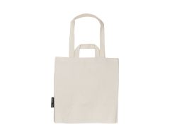 Fairtrade organic cotton tote bag with double handles 35 x 38 cm