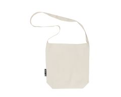 Fairtrade organic cotton shopping bag with shoulder strap 33 x 38 cm