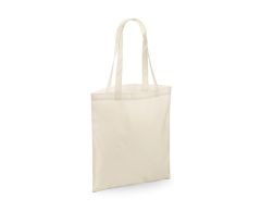 Sublimation polyester tote bag with long handle 37.5 x 41.5 cm