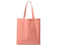 Strong organic cotton canvas tote bag with gusset 42 x 38 x 10 cm