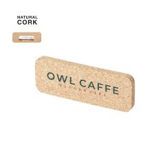 Cork Name Badge with Print