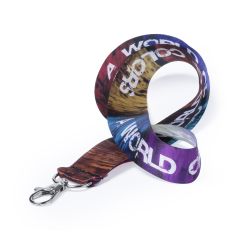Wide Lanyard 25mm with Full-Color Print and Hook
