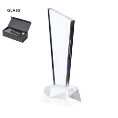 Glass Trophy with Printing Options