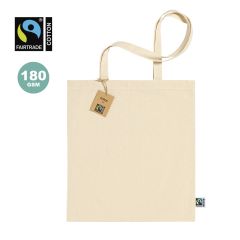 Fairtrade Certified Pure Cotton Tote Bag, 180 gsm