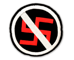 Anti-Nazi Iron-On Patch for Clothing