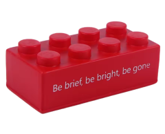 Anti-stress block — available in four different colors