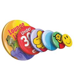 Round Aluminum Badges - Budget-Friendly Option (Slightly Lighter Badges)