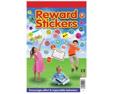 Reward stickers booklet, 10 sheets, 724 pcs