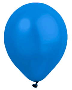 Blue balloons without print
