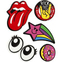 Plastic Stickers - Various Designs (5 pcs)